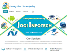 Tablet Screenshot of jogiinfotech.com